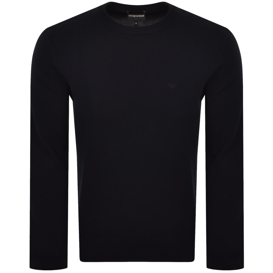 Image number 1 for Emporio Armani Knit Jumper Navy