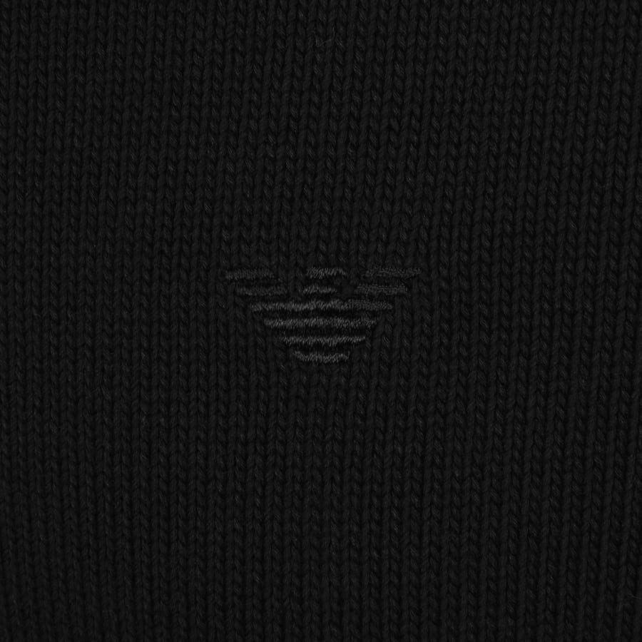 Image number 3 for Emporio Armani Knit Jumper Black
