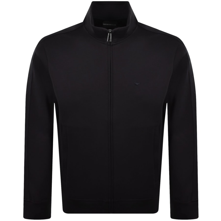 Image number 2 for Emporio Armani Full Zip Sweatshirt Navy