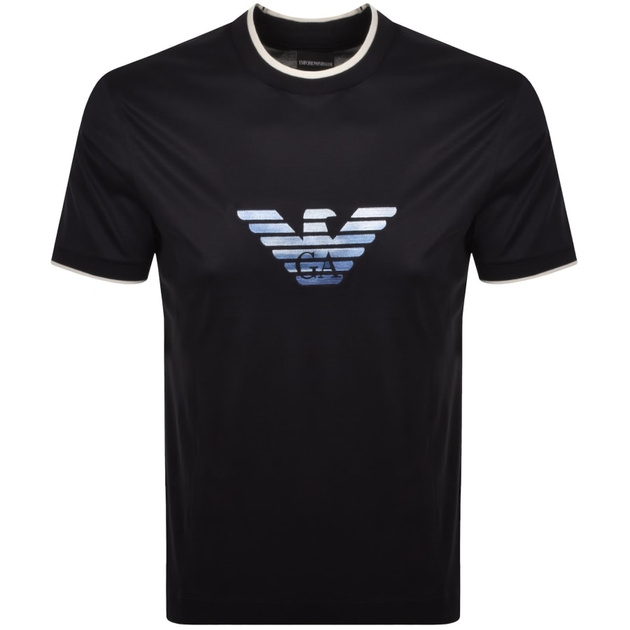 Image number 1 for Emporio Armani Slim Fit T Shirt Navy
