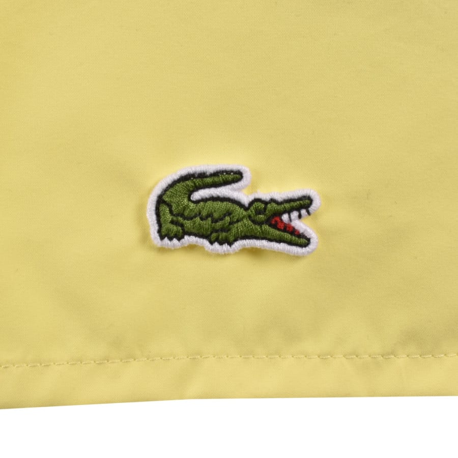 Image number 3 for Lacoste Core Essentials Swim Shorts Yellow