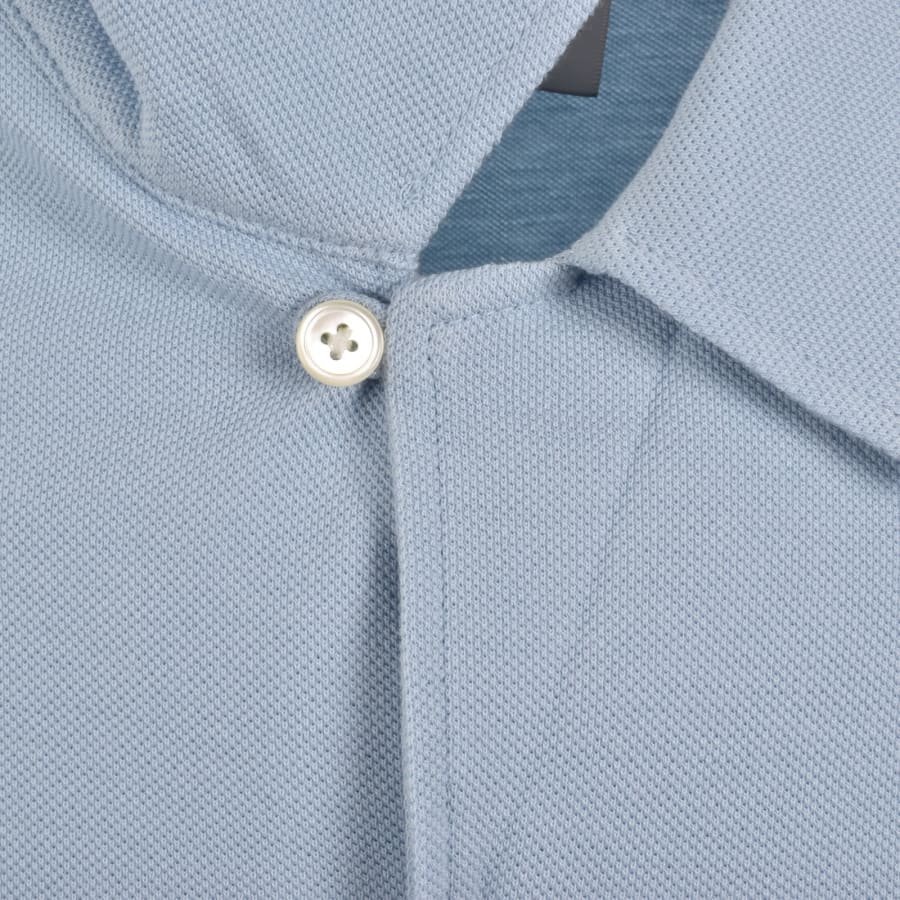 Image number 4 for Lacoste Relaxed Fit Pique Shirt Blue