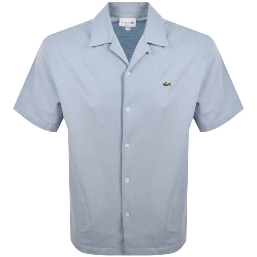 Image number 1 for Lacoste Relaxed Fit Pique Shirt Blue
