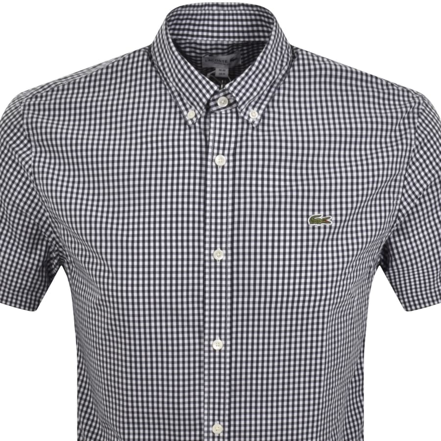 Image number 2 for Lacoste Short Sleeved Shirt Navy