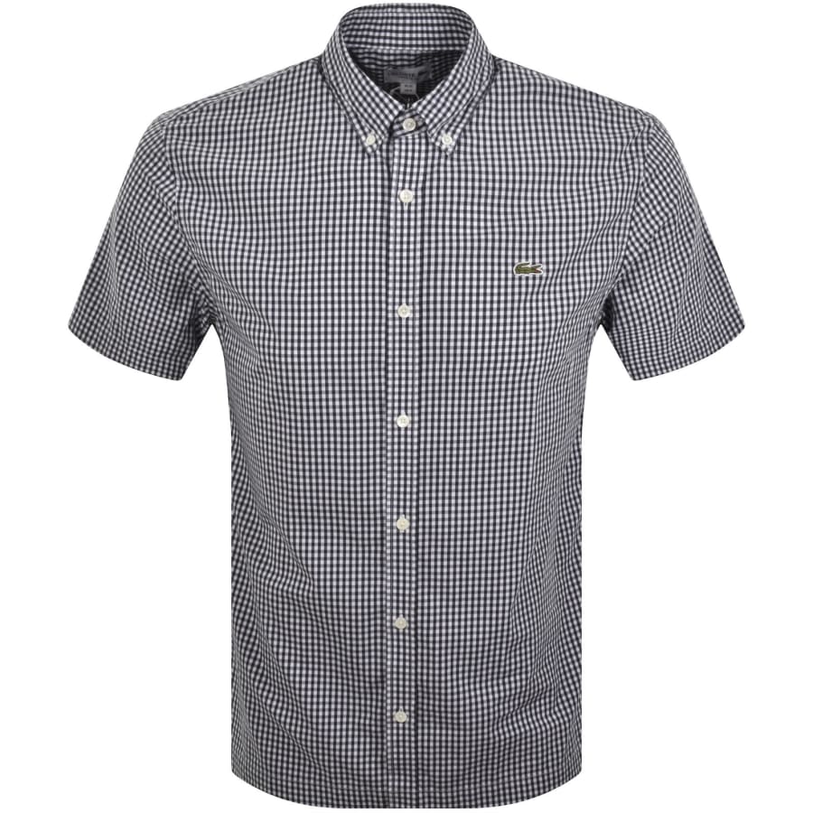 Image number 1 for Lacoste Short Sleeved Shirt Navy