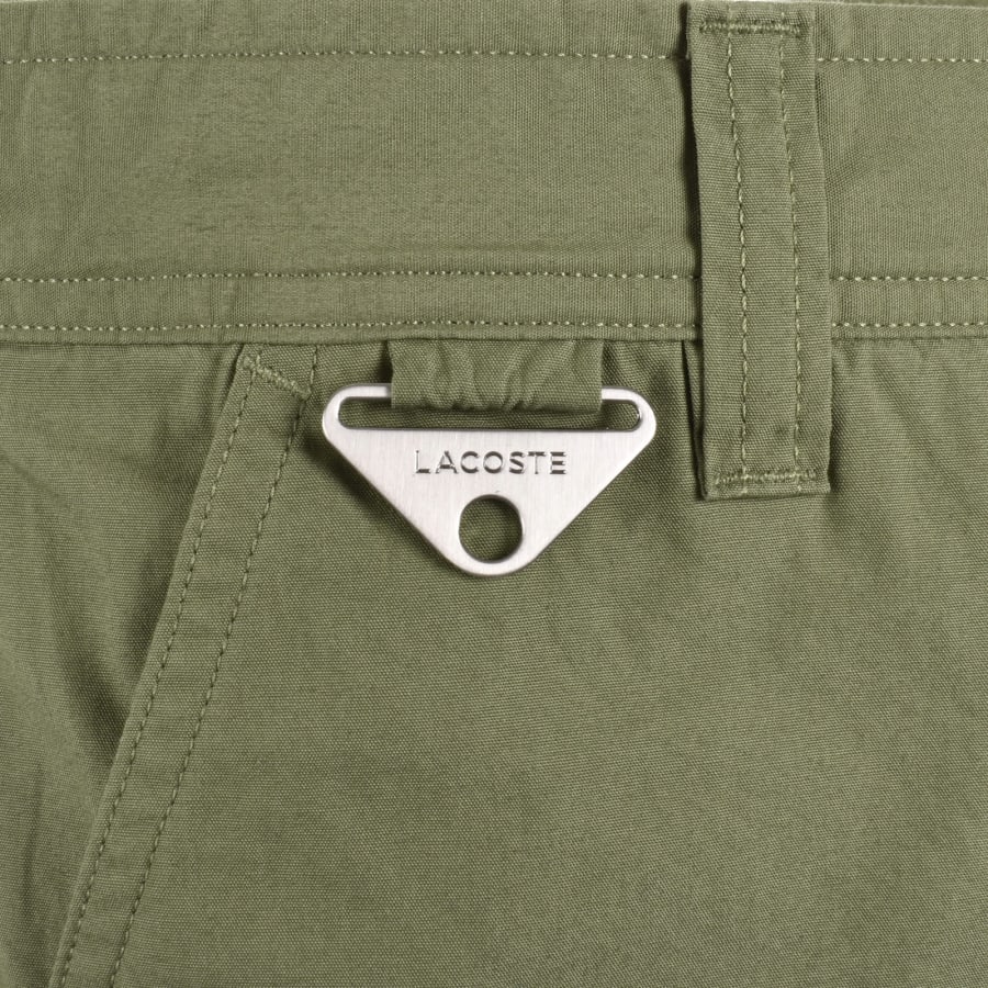 Image number 4 for Lacoste Bermuda Cargo Shorts Green