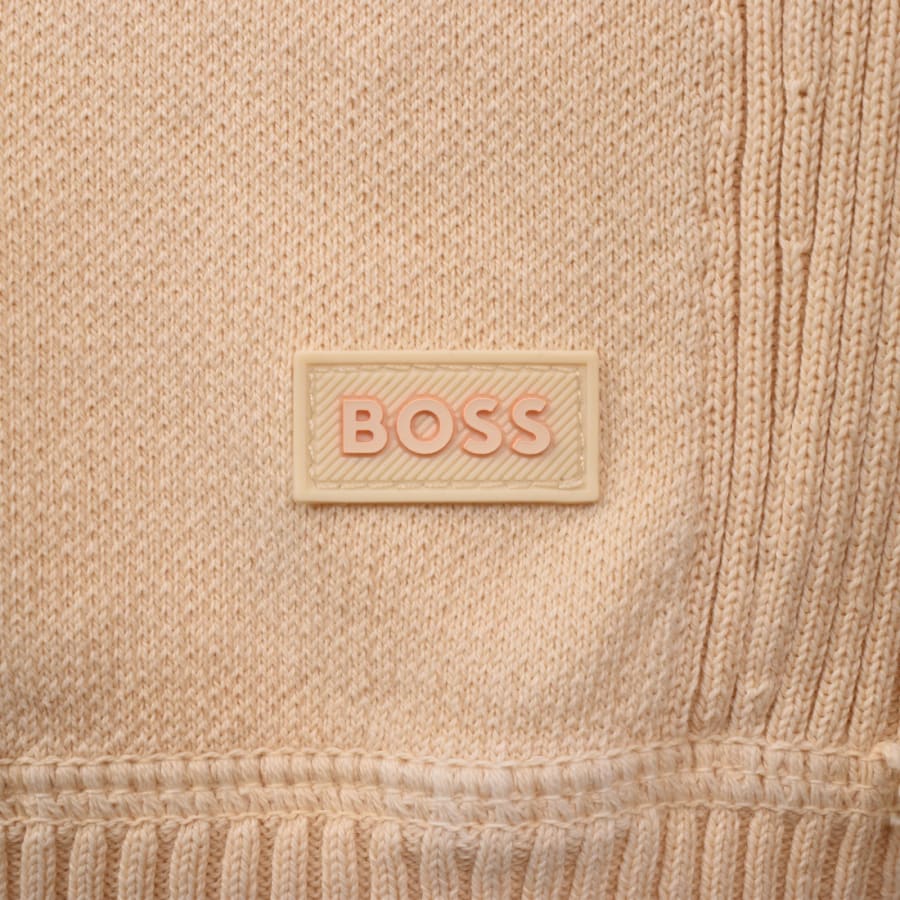 Image number 3 for BOSS Akapulko Knit Jumper Light Orange