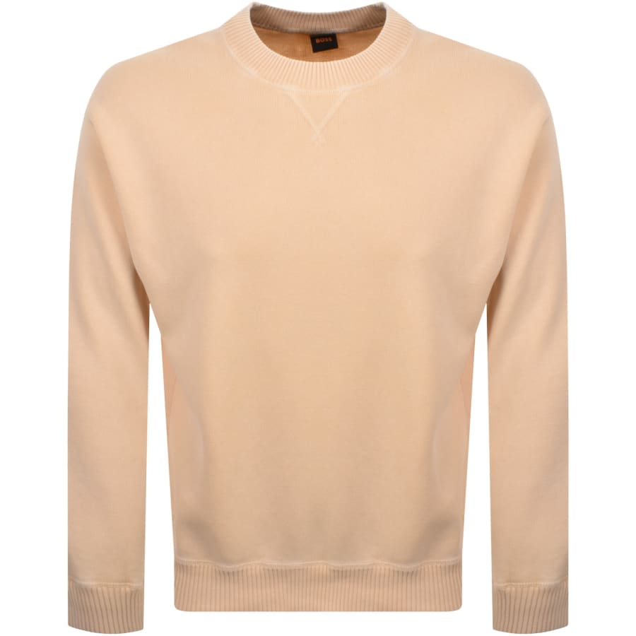 Image number 1 for BOSS Akapulko Knit Jumper Light Orange