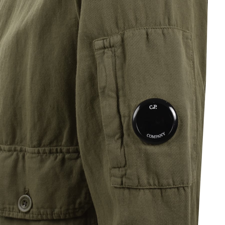 Image number 4 for CP Company Broken Twill Jacket Green