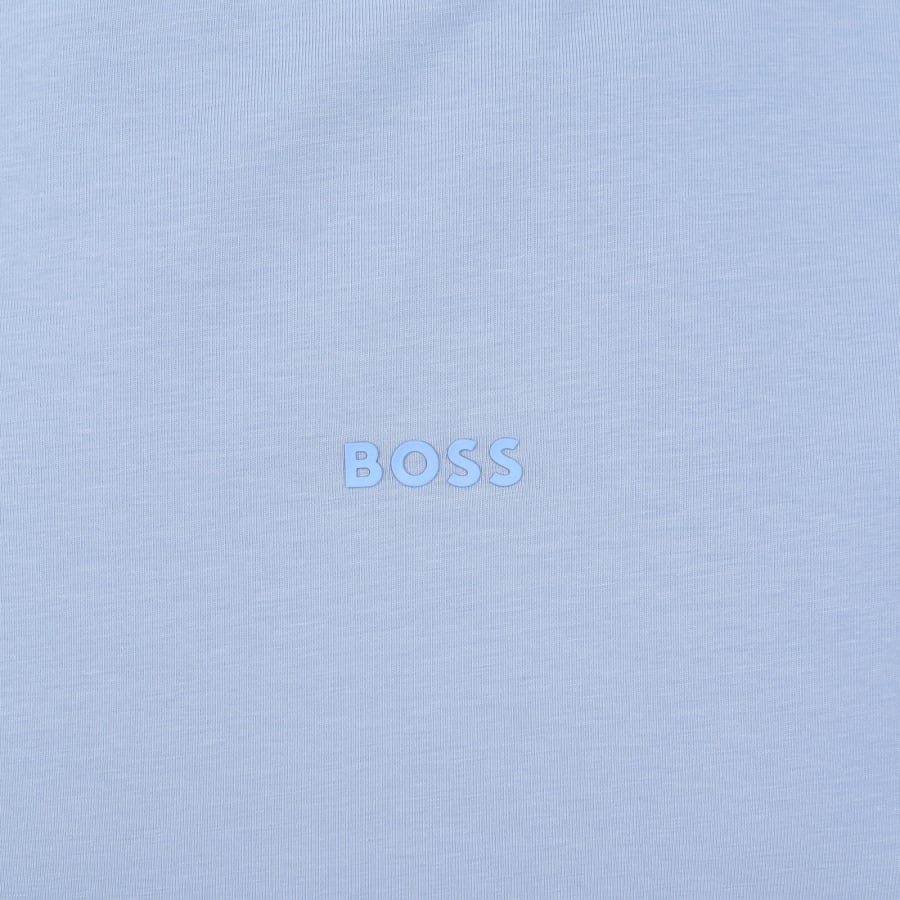 Image number 3 for BOSS TChup Logo T Shirt Light Blue
