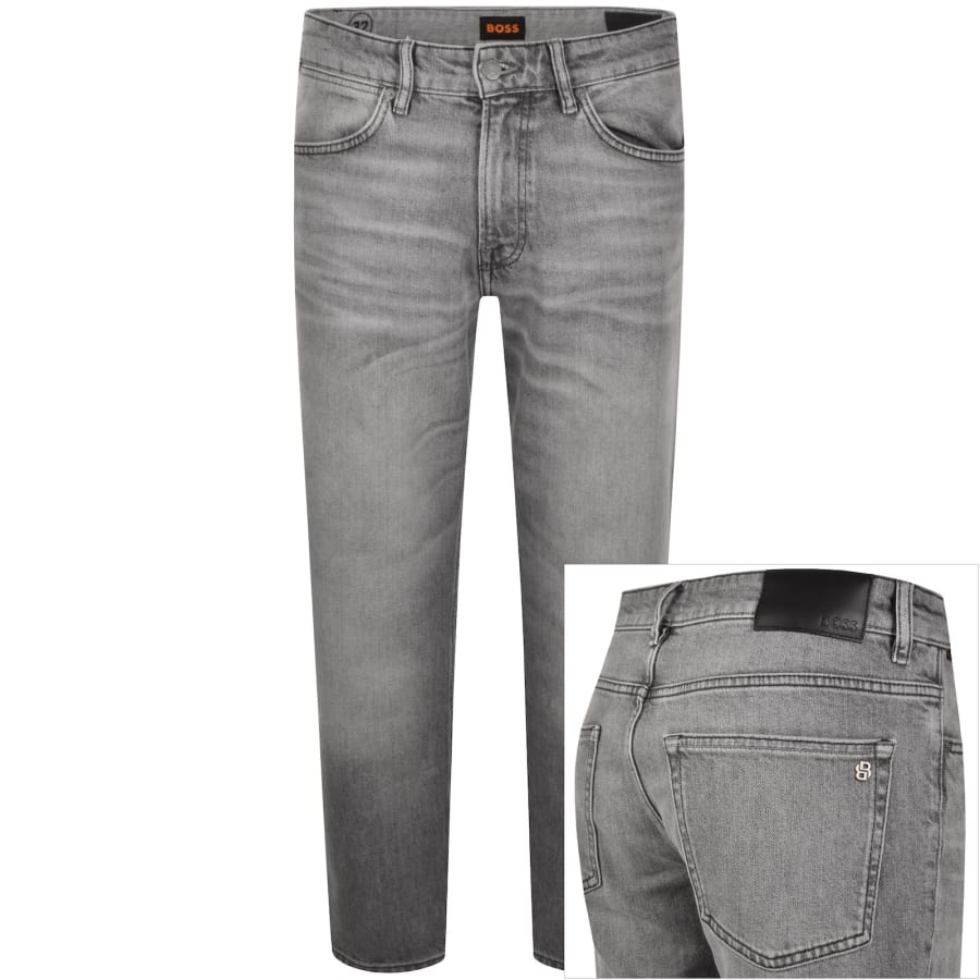 Image number 1 for BOSS Re Maine 2 Regular Fit Jeans Grey