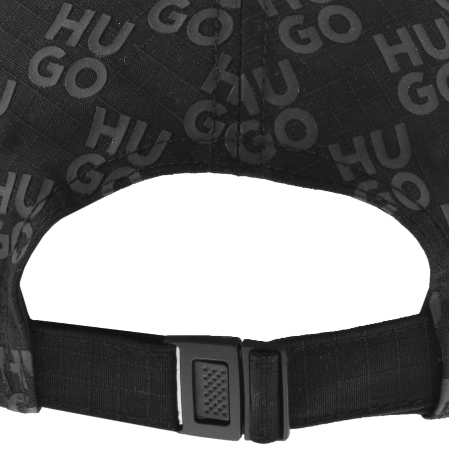 Image number 3 for HUGO Ripstop Logo Cap Black