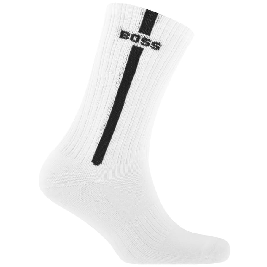 Image number 2 for BOSS Active 3 Pack Quarter Socks White
