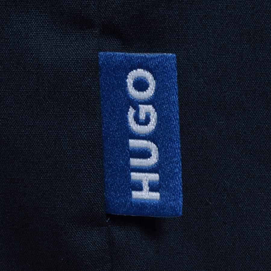 Image number 4 for HUGO Blue Striped Shirt Dark Blue