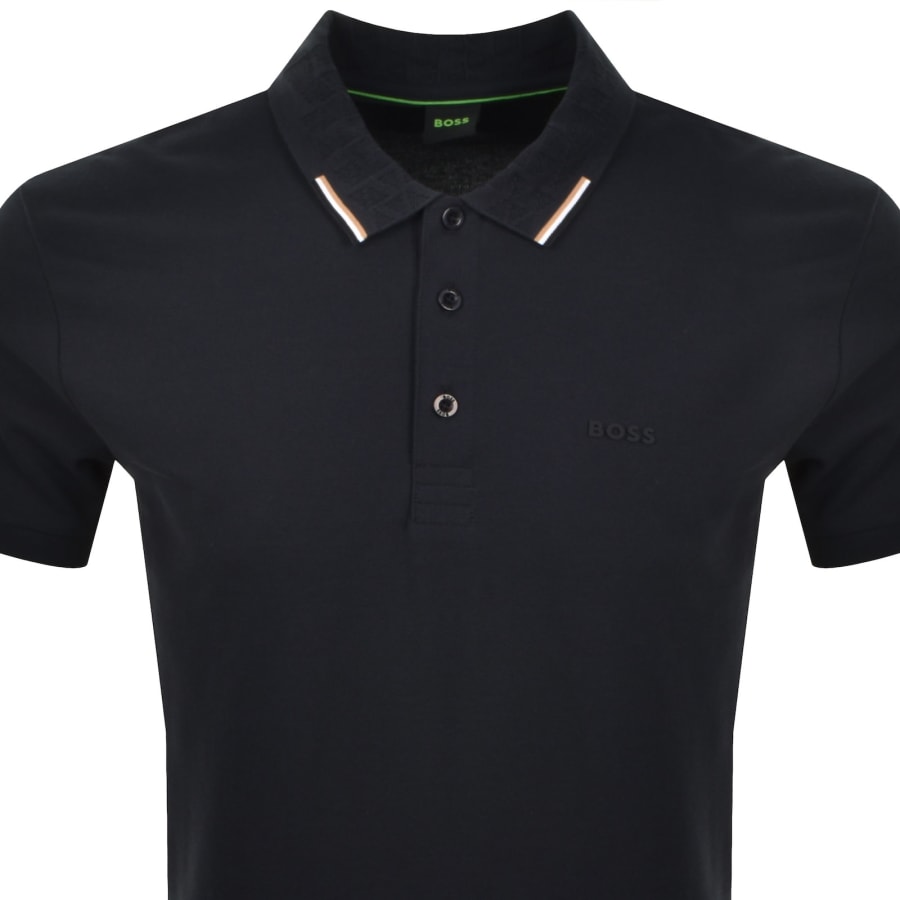 Image number 2 for BOSS Swing Paddy Polo T Shirt Navy
