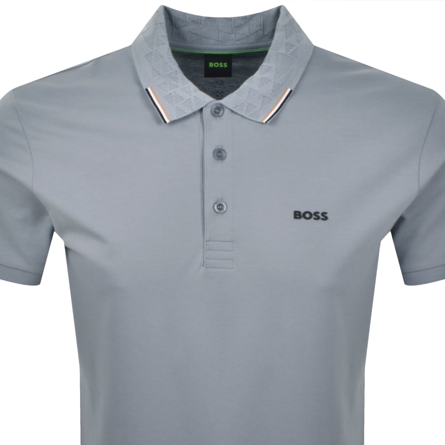 Image number 2 for BOSS Swing Paddy Polo T Shirt Dark Grey