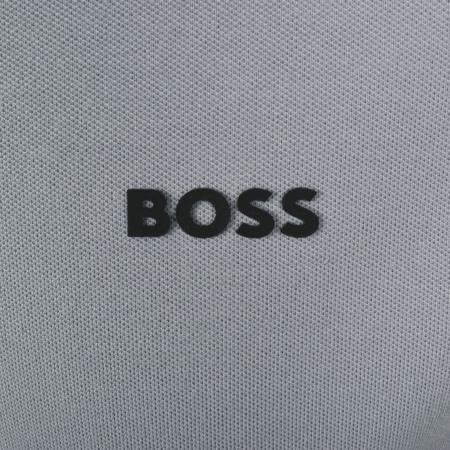 Image number 3 for BOSS Swing Paddy Polo T Shirt Dark Grey