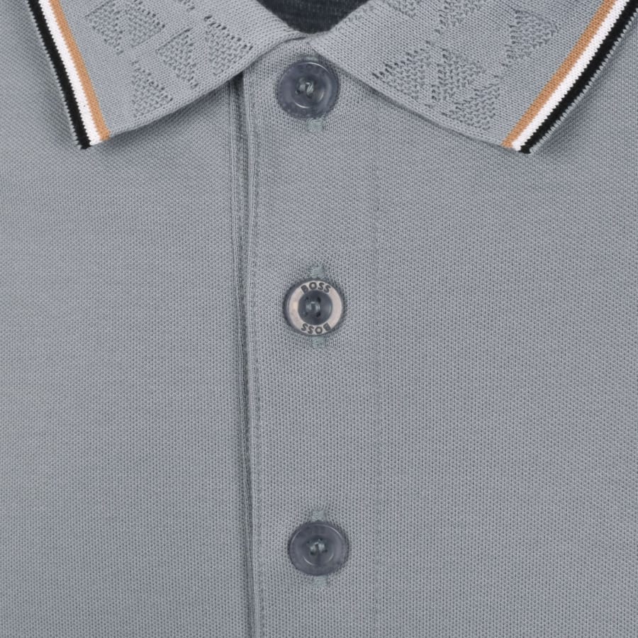 Image number 4 for BOSS Swing Paddy Polo T Shirt Dark Grey