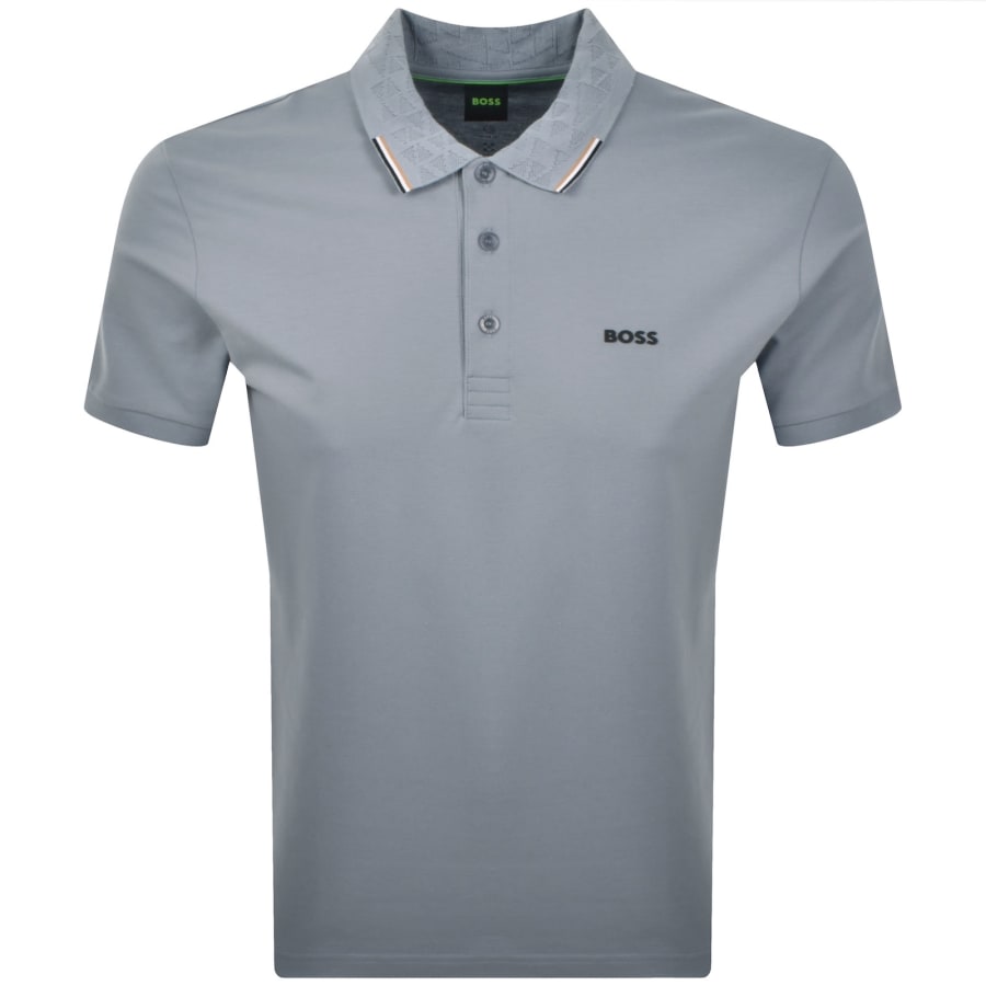 Image number 1 for BOSS Swing Paddy Polo T Shirt Dark Grey