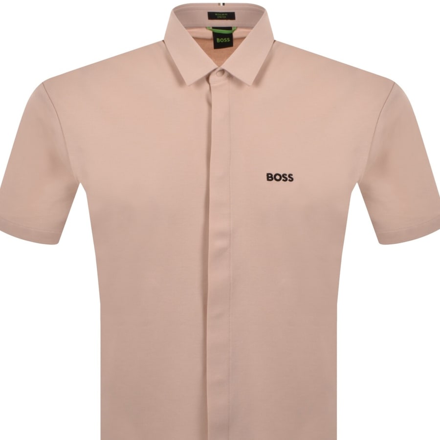 Image number 2 for BOSS ST GOC Swing Shirt Light Orange