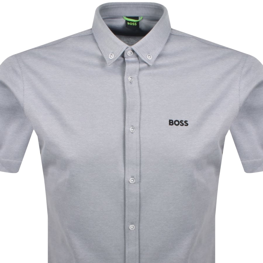 Image number 2 for BOSS ST Motion Short Sleeve Shirt Grey