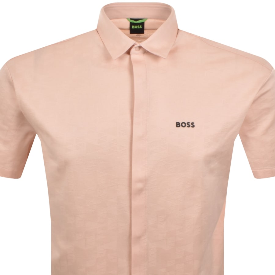 Image number 2 for BOSS ST Excurse Short Sleeve Shirt Orange