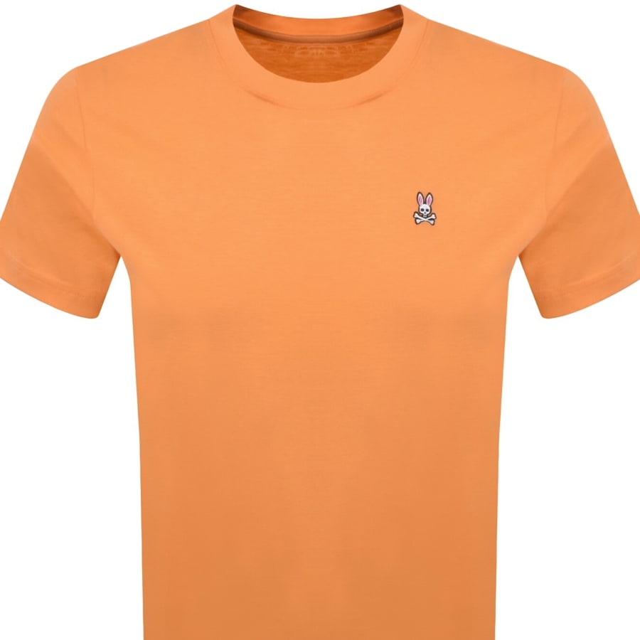 Image number 2 for Psycho Bunny Classic Crew Neck T Shirt Orange