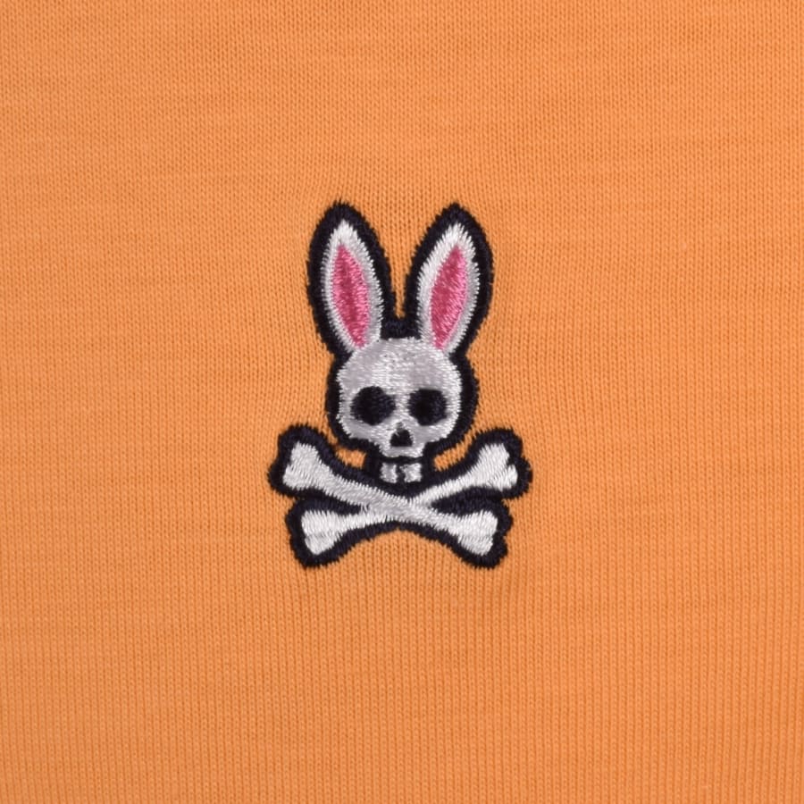 Image number 3 for Psycho Bunny Classic Crew Neck T Shirt Orange