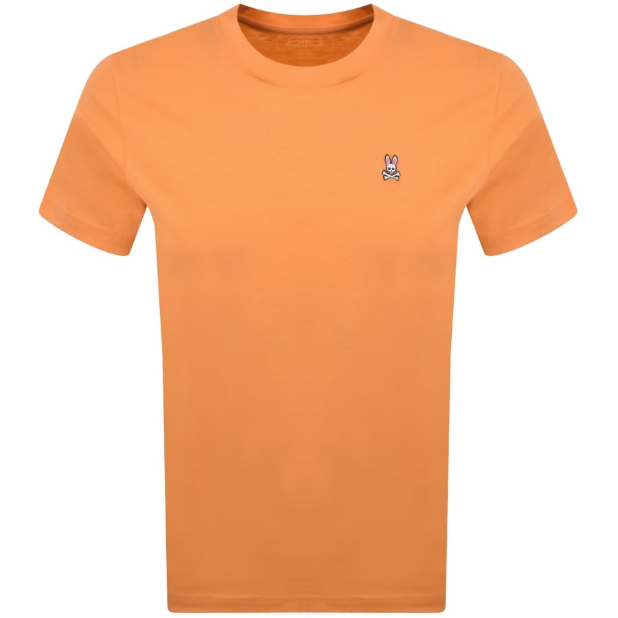 Image number 1 for Psycho Bunny Classic Crew Neck T Shirt Orange