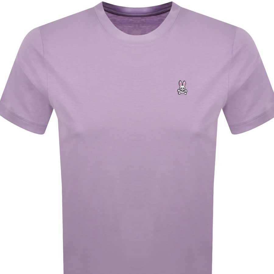 Image number 2 for Psycho Bunny Classic Crew Neck T Shirt Lilac