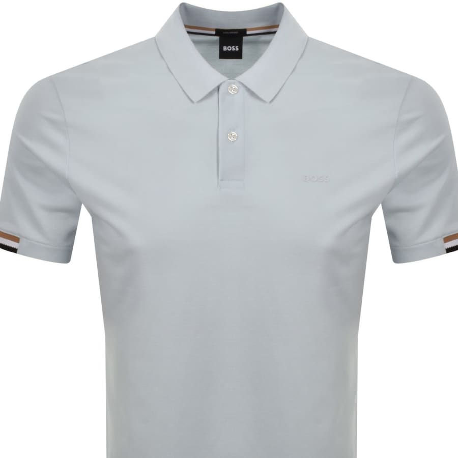 Image number 2 for BOSS Parlay 147 Mercerised Polo Blue