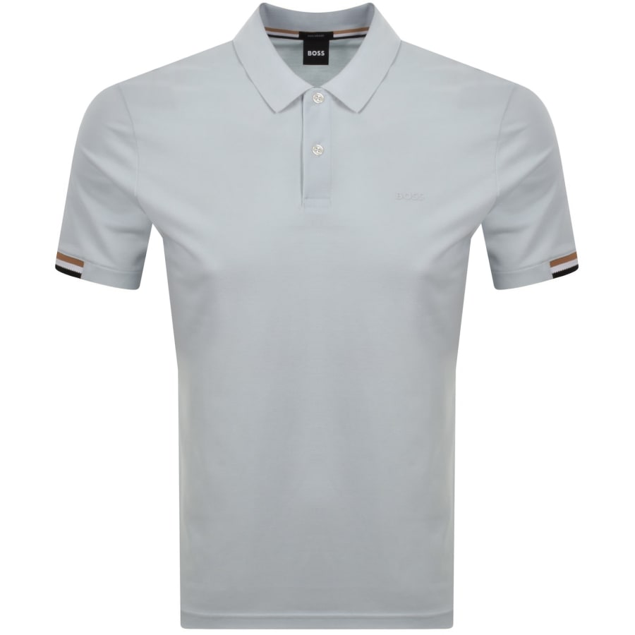 Image number 1 for BOSS Parlay 147 Mercerised Polo Blue