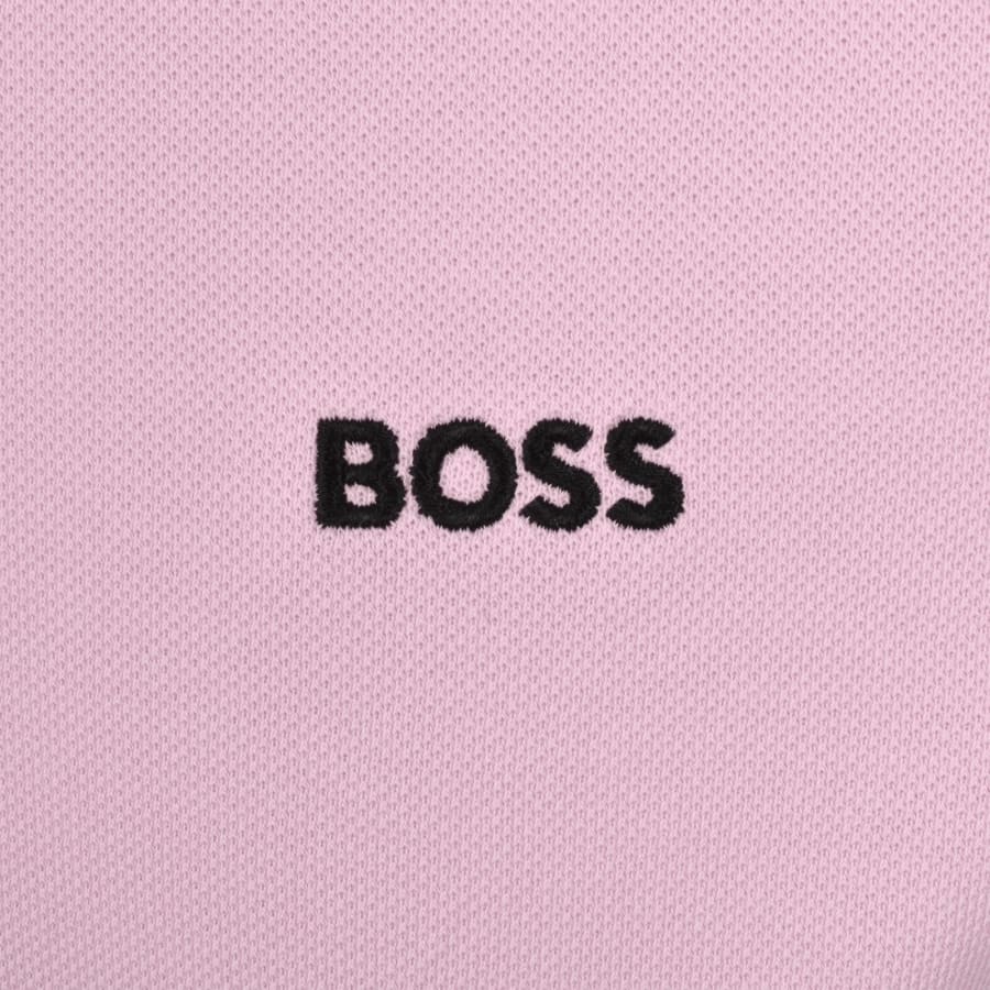 Image number 3 for BOSS Paddy Polo T Shirt Pink