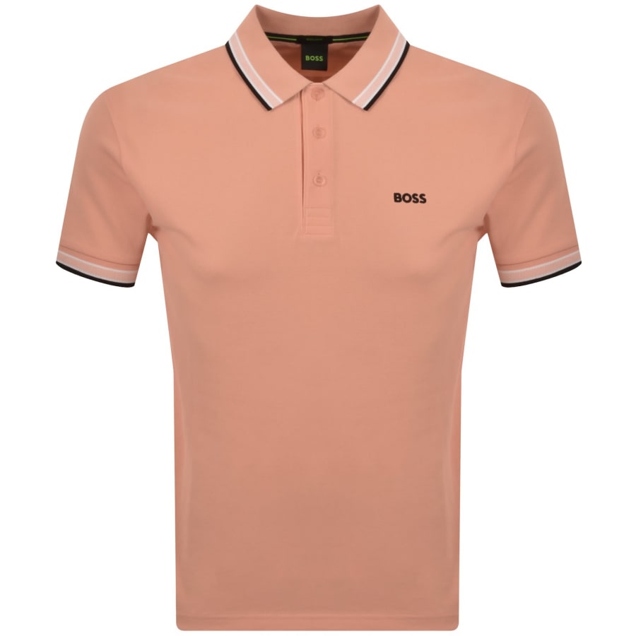 Image number 1 for BOSS Paddy Polo T Shirt Light Orange