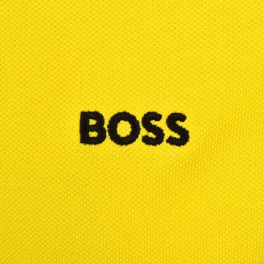 Image number 3 for BOSS Paddy Polo T Shirt Bright Yellow