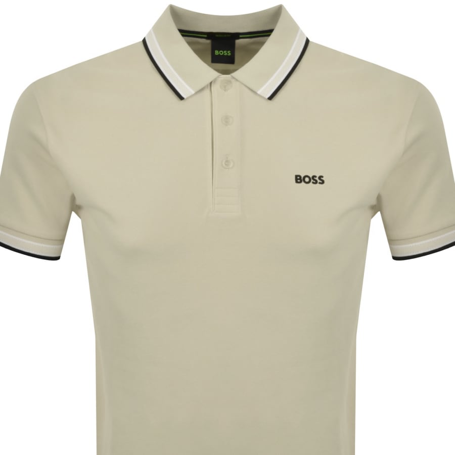 Image number 2 for BOSS Paddy Polo T Shirt Light Beige