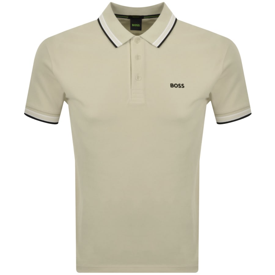 Image number 1 for BOSS Paddy Polo T Shirt Light Beige