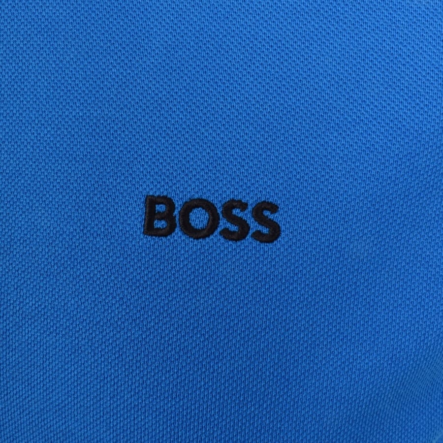 Image number 3 for BOSS Paddy Polo T Shirt Medium Blue