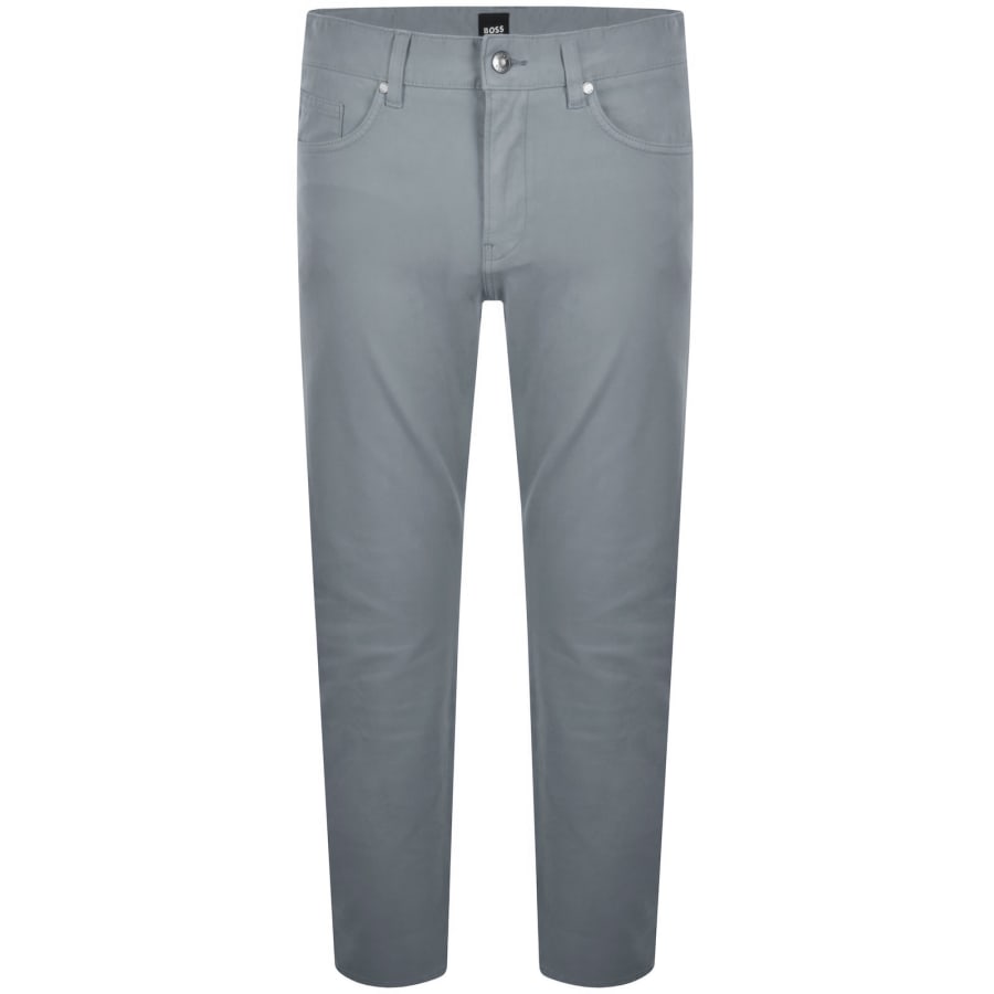 Image number 2 for BOSS H Delaware Slim Fit Trousers Grey