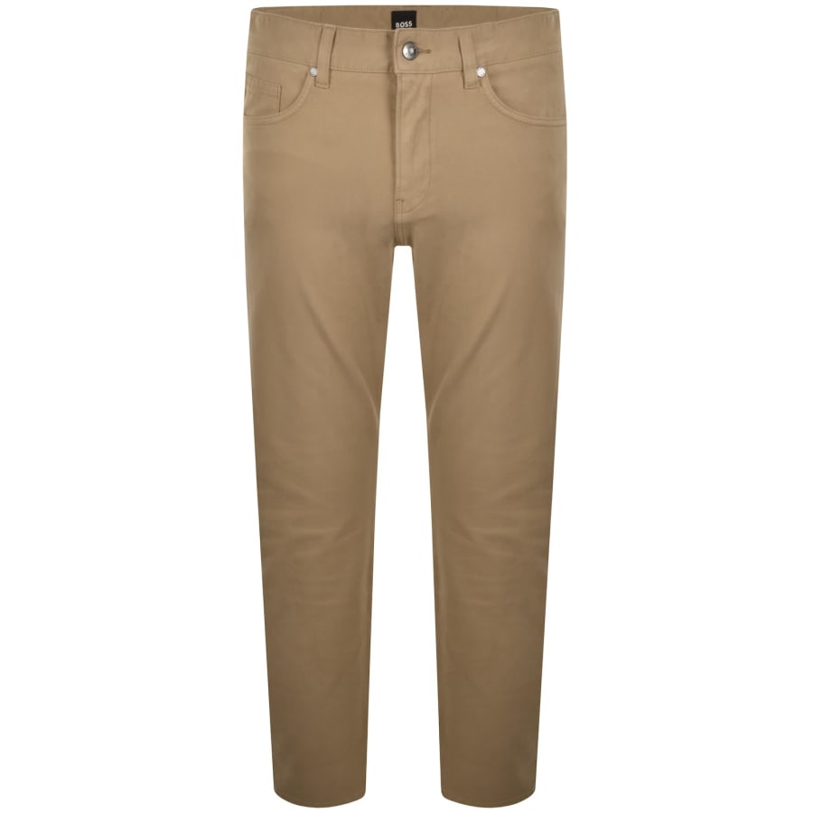 Image number 2 for BOSS H Delaware Slim Fit Trousers Brown