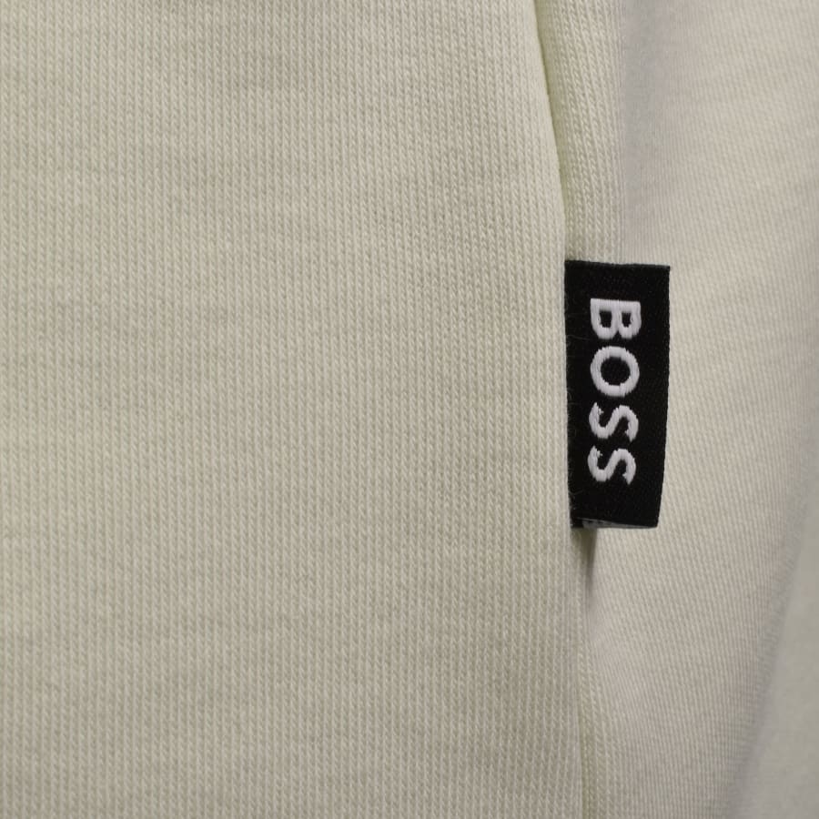 Image number 4 for BOSS Pado 30 Long Sleeved Polo T Shirt Cream