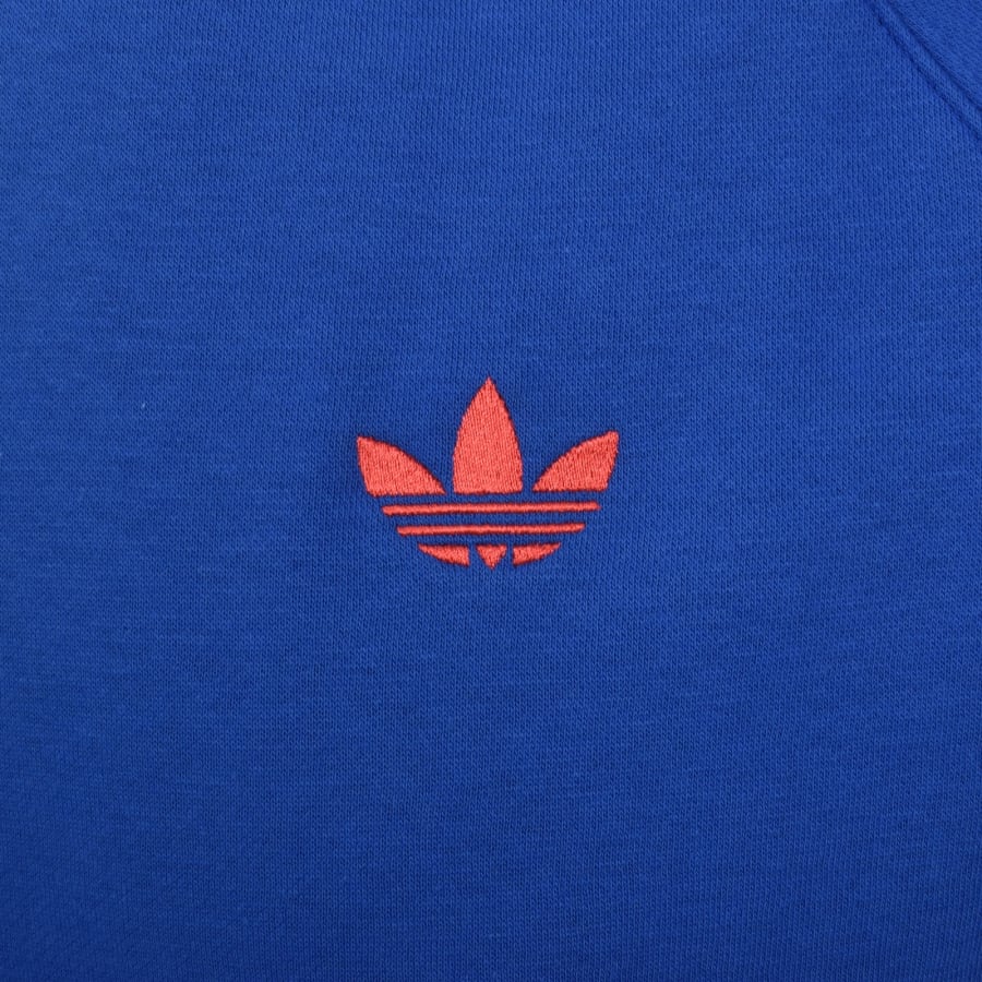 Image number 3 for adidas Originals Three Stripe Sweatshirt Blue