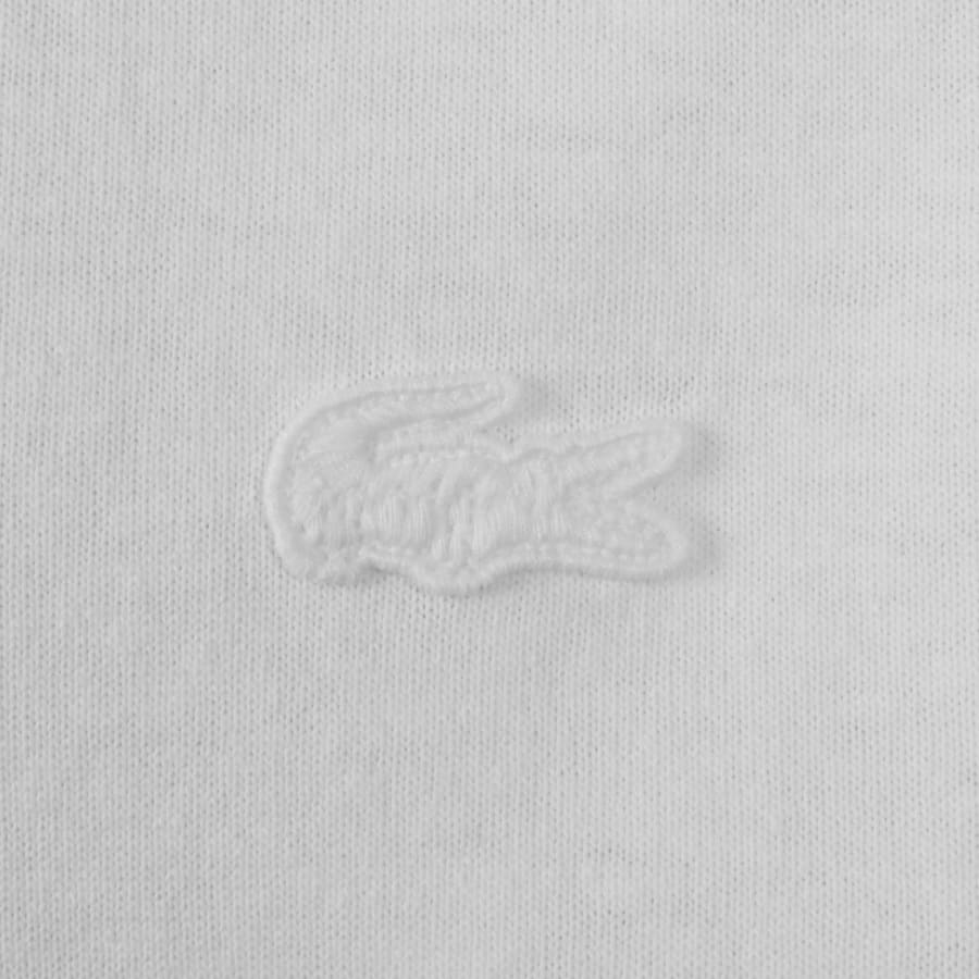 Image number 3 for Lacoste Logo T Shirt White