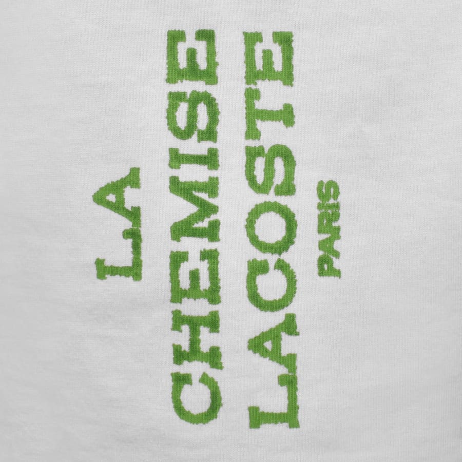 Image number 4 for Lacoste Logo T Shirt White