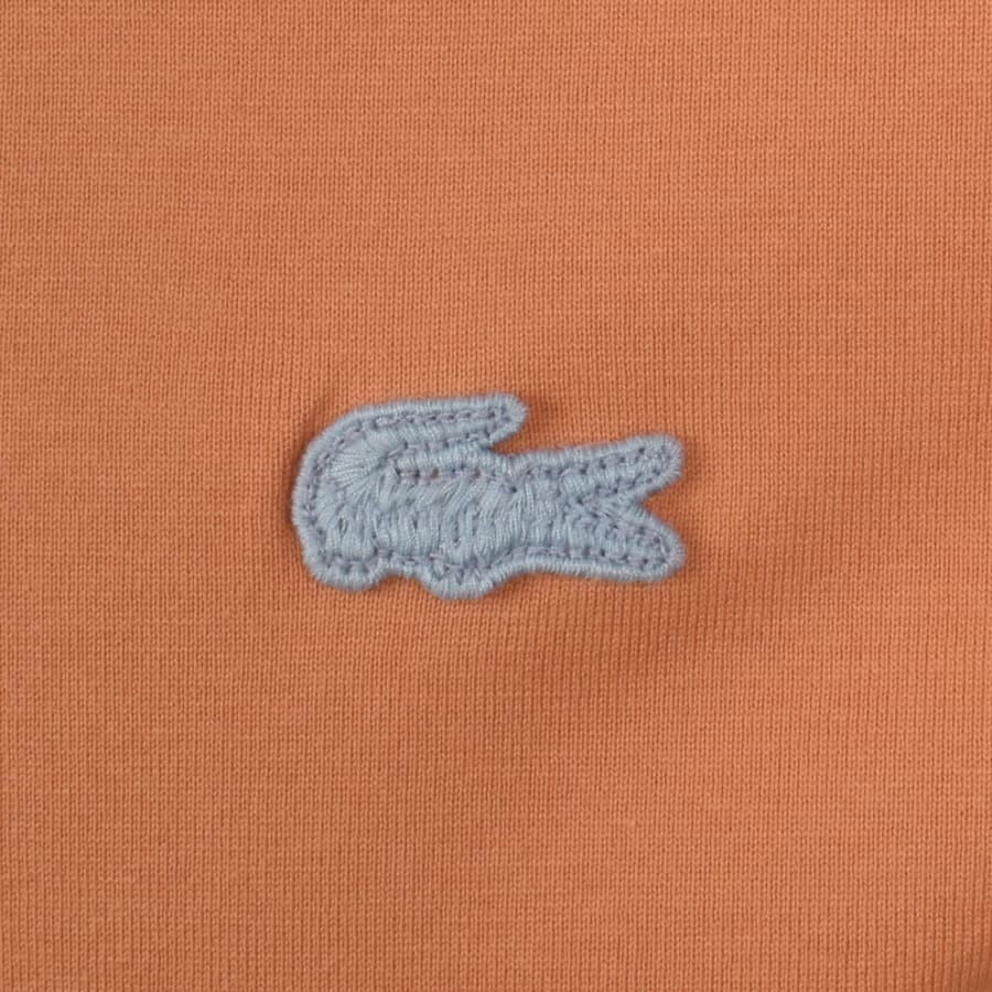 Image number 3 for Lacoste Logo T Shirt Orange