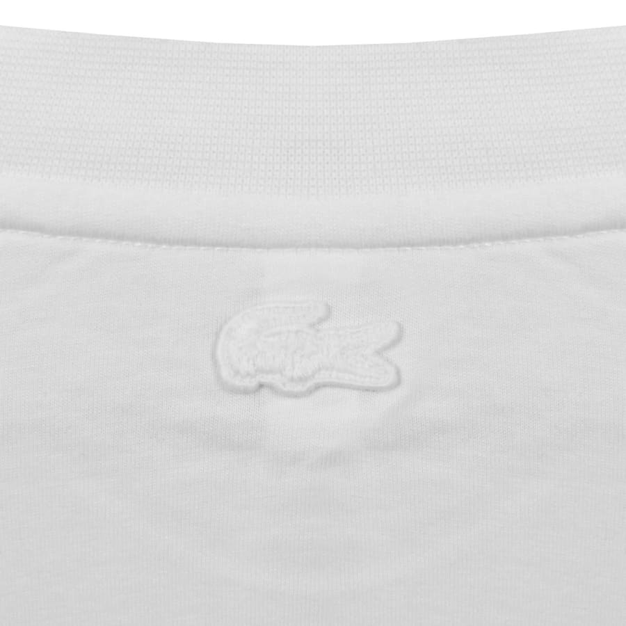 Image number 4 for Lacoste Logo T Shirt White