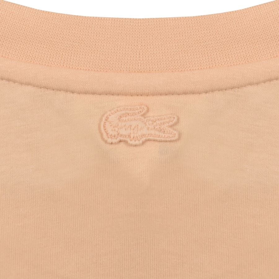 Image number 4 for Lacoste Logo T Shirt Orange