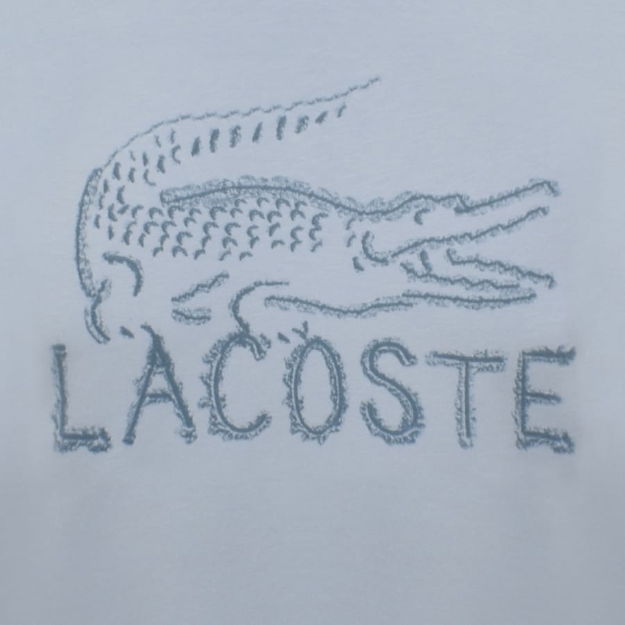 Image number 3 for Lacoste Logo T Shirt Blue