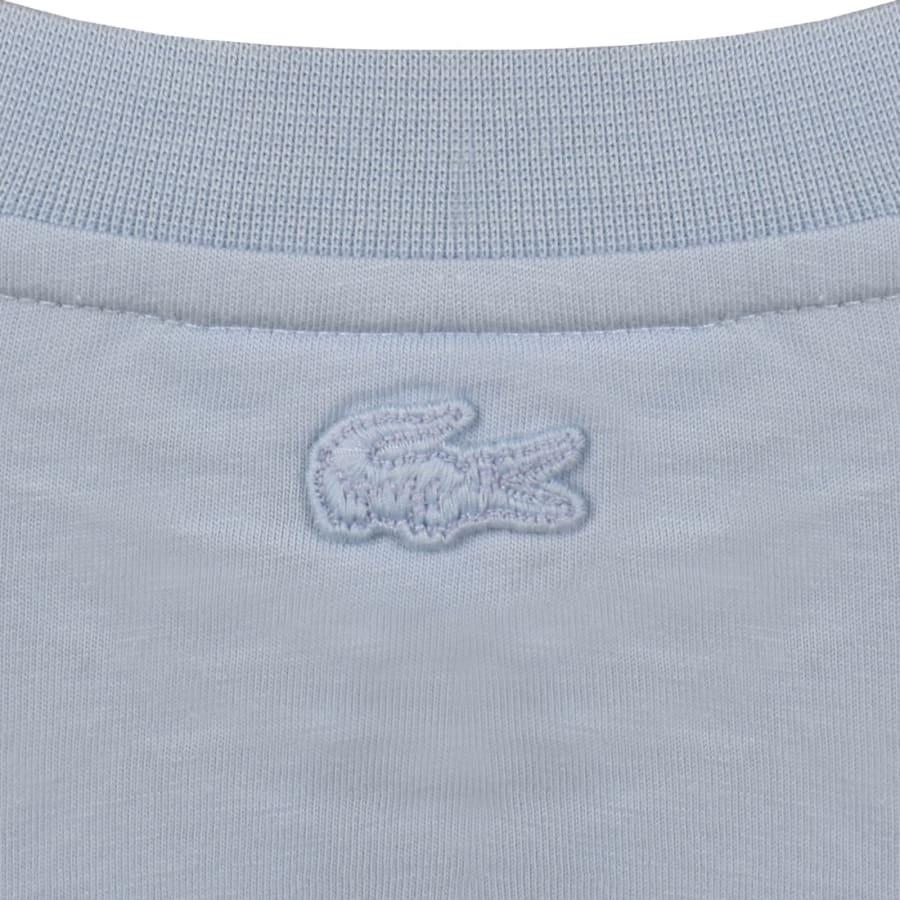 Image number 4 for Lacoste Logo T Shirt Blue