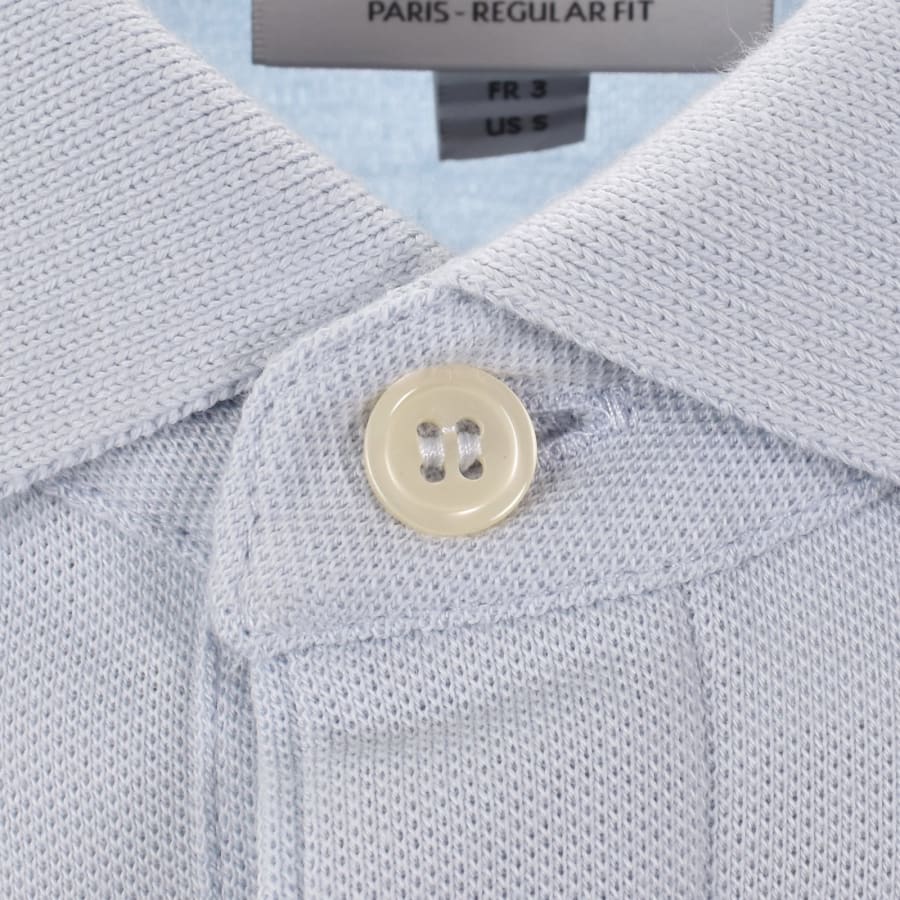 Image number 4 for Lacoste Paris Regular Fit Polo T Shirt Blue